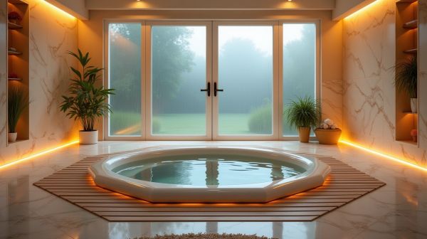 Retrouvez une maison avec jacuzzi intérieur pour un séjour relaxant